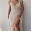 Summer slit maxi dress with spaghetti straps — primary view
