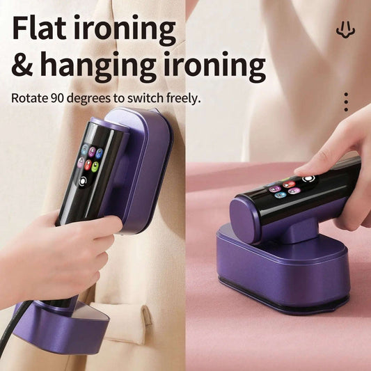 Flex Foldable Garment Steamer Splashis 1300W clothes steamer 6 temperature steamer best portable steamer 2026 compact clothes steamer dual voltage steamer fabric steamer handheld foldable garment steamer foldable travel steamer garment steamer