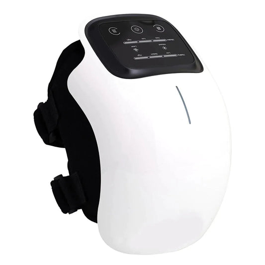 Smart Heated Knee Massager Splashis 15-intensity-levels 3-in-1-knee-therapy 3-massage-modes 3000mah-knee-device 360-degree-knee-coverage acl-recovery-device acute-knee-pain-treatment adjustable-knee-massager adjustable-velcro-knee-strap