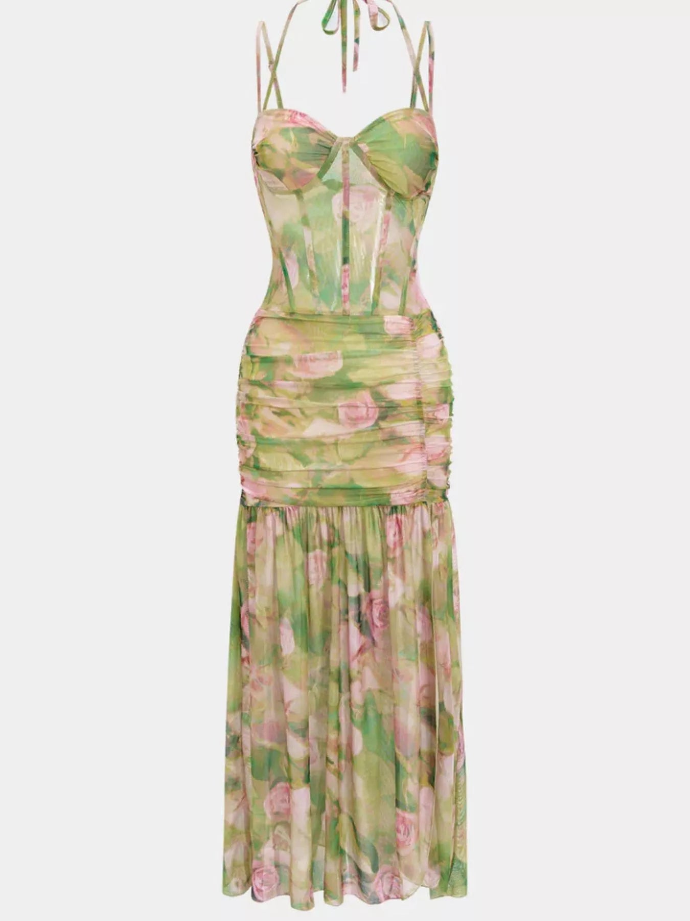 Sweetheart Neck Slit Maxi Dress-Maxi Dress.-Splashis-Splashis