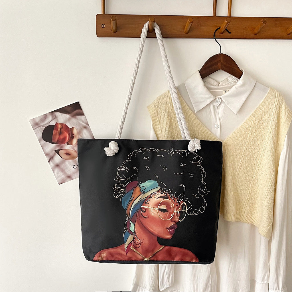 Canvas tote bag print pattern option 3