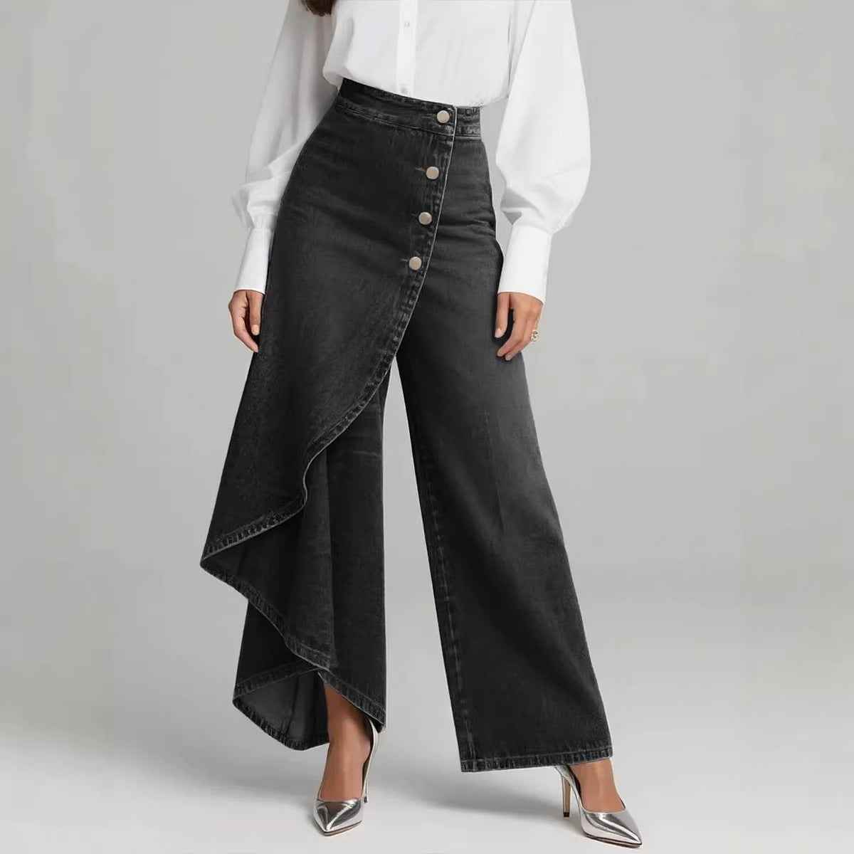 Stylish Wide-Leg Casual Pants Secondary image