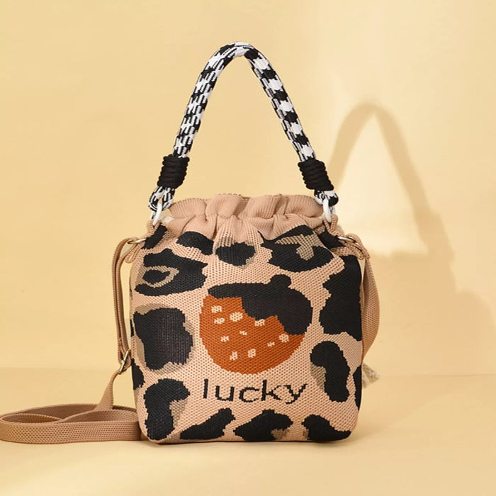 Drawstring bucket bag — primary view Main image