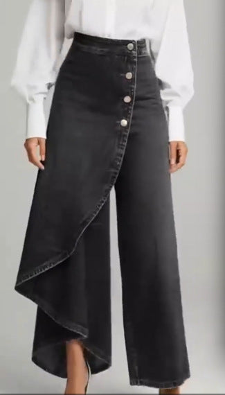Stylish Wide-Leg Casual Pants - Splashis