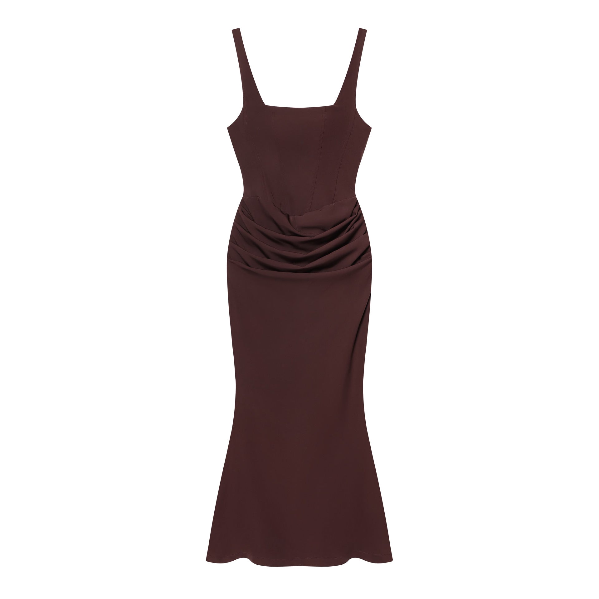 Wrap-style high-waist evening dress — additional view 12