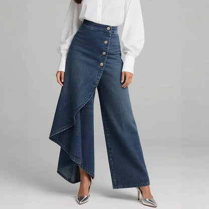 Stylish Wide-Leg Casual Pants - Splashis