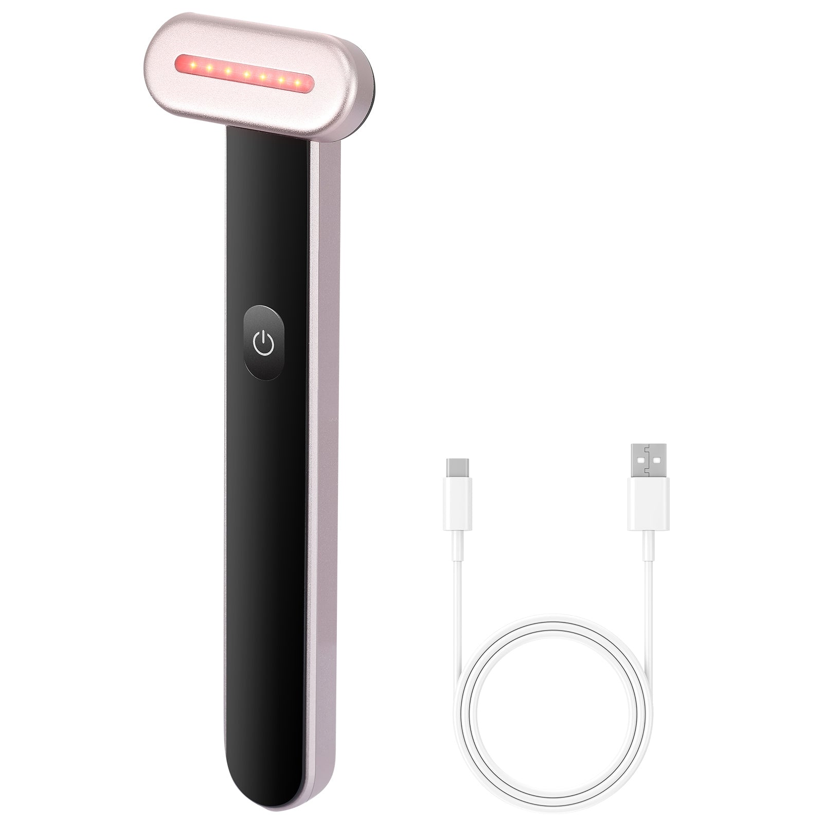 Red Light Therapy Wand For Face, 7Color LED Facial Wand Red Light Therapy Device With Heatig Therapy Microcurrent Vibrating Massage, Portable LED Beauty Wand For Face, Neck Secondary image