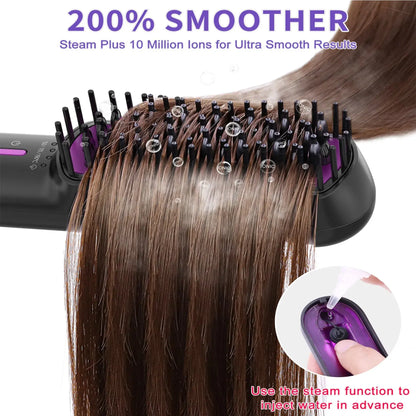 Professional Steam Hair Straightener-Personal Care Appliances-Splashis-Splashis