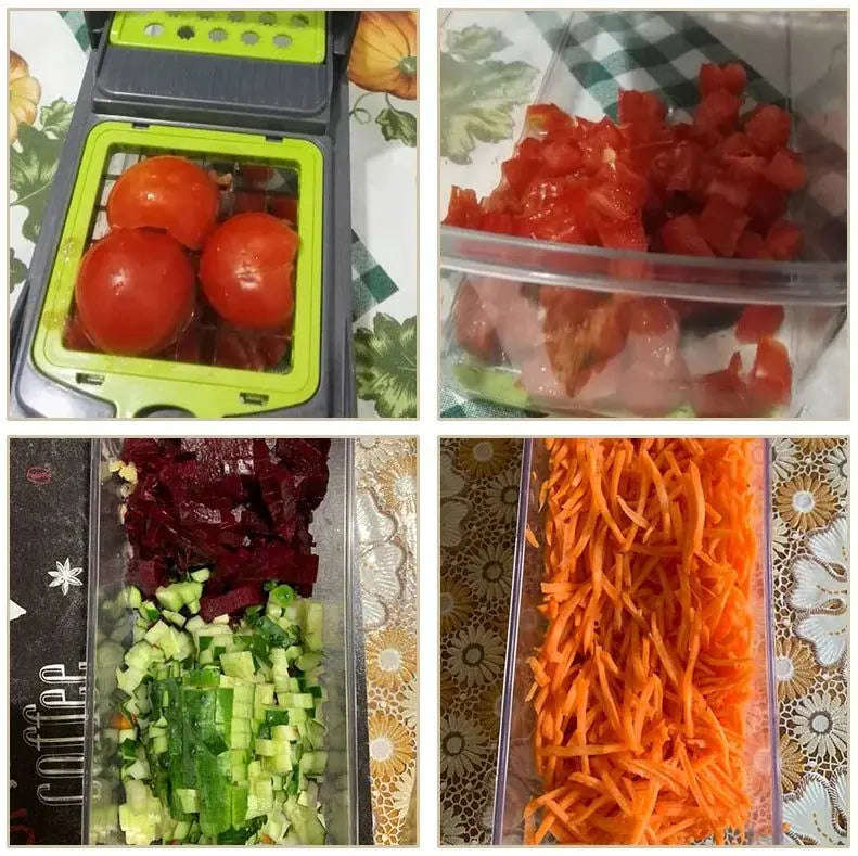 14-In-1 Vegetable Chopper & Slicer Splashis 14-in-1-chopper 420-steel-blades all-in-one-chopper allergen-free-cooking anti-inflammatory-diet-prep antioxidant-foods apartment-kitchen arthritis-friendly baby-food-maker baby-led-weaning