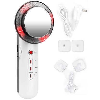 3-in-1 EMS Body Ultrasonic Fat Burner-Personal Care Appliances-Splashis-Color:White-Splashis