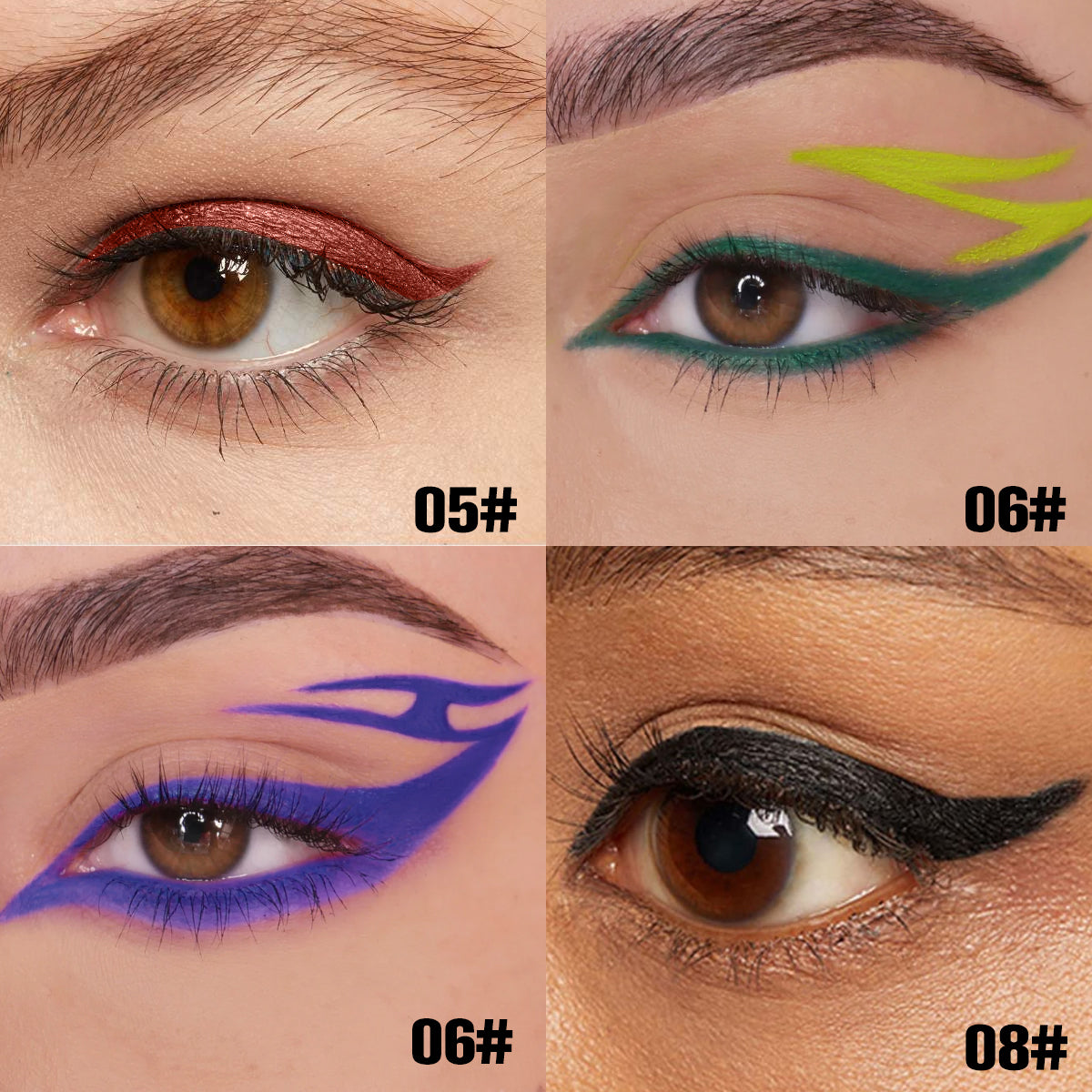 Waterproof Colorful Eyeliner Set Secondary image