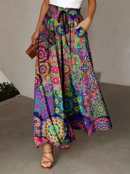 Printed Wide-Leg Pants for Ultimate Comfort and Effortless Style - Splashis
