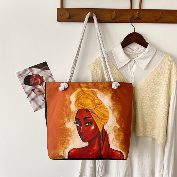 Canvas tote bag print pattern option 5