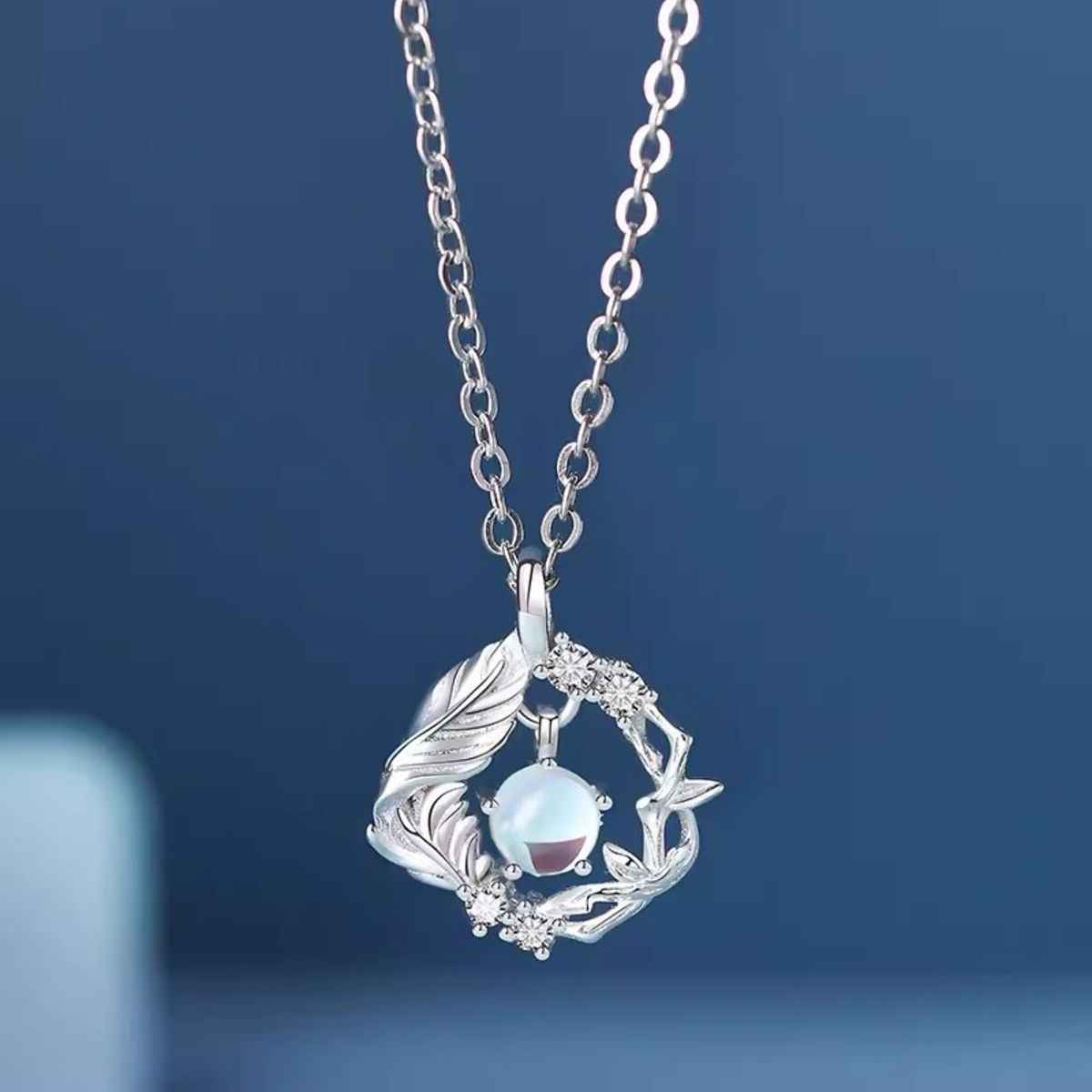 Pendant necklace in 925 sterling silver — additional view 3