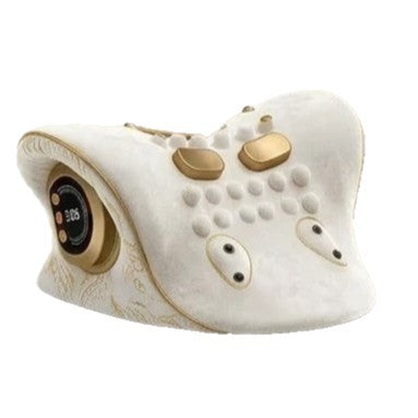 Electric massage pillow shown on white background