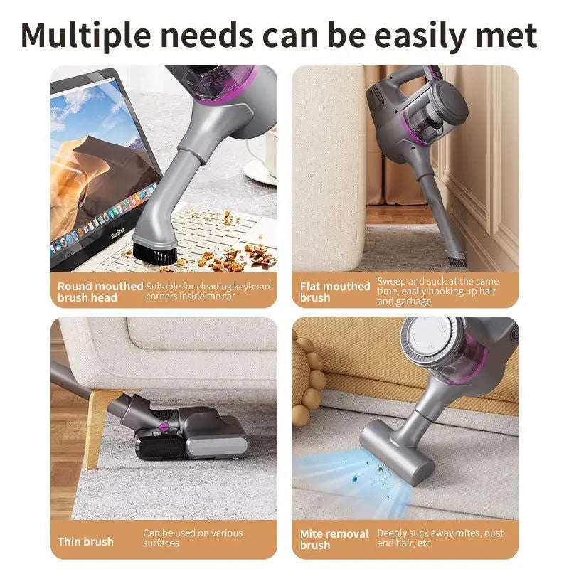 3-in-1 Cordless Handheld Vacuum Splashis 3 in 1 vacuum allergy vacuum apartment vacuum car vacuum cordless cordless stick vacuum cordless vacuum cleaner cordless vacuum for home cordless vacuum with mop dust mite vacuum handheld vacuum