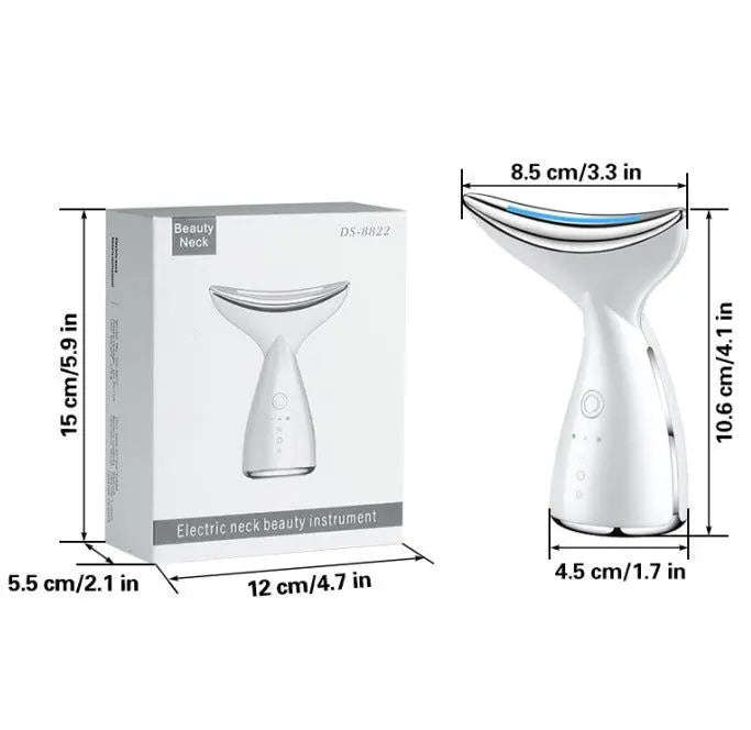 3-in-1 Face & Neck Tightening Device Splashis 3 in 1 face device affordable face lifting device anti aging device for face best face tightening device 2024 double chin device face and neck beauty device face and neck firming device face and