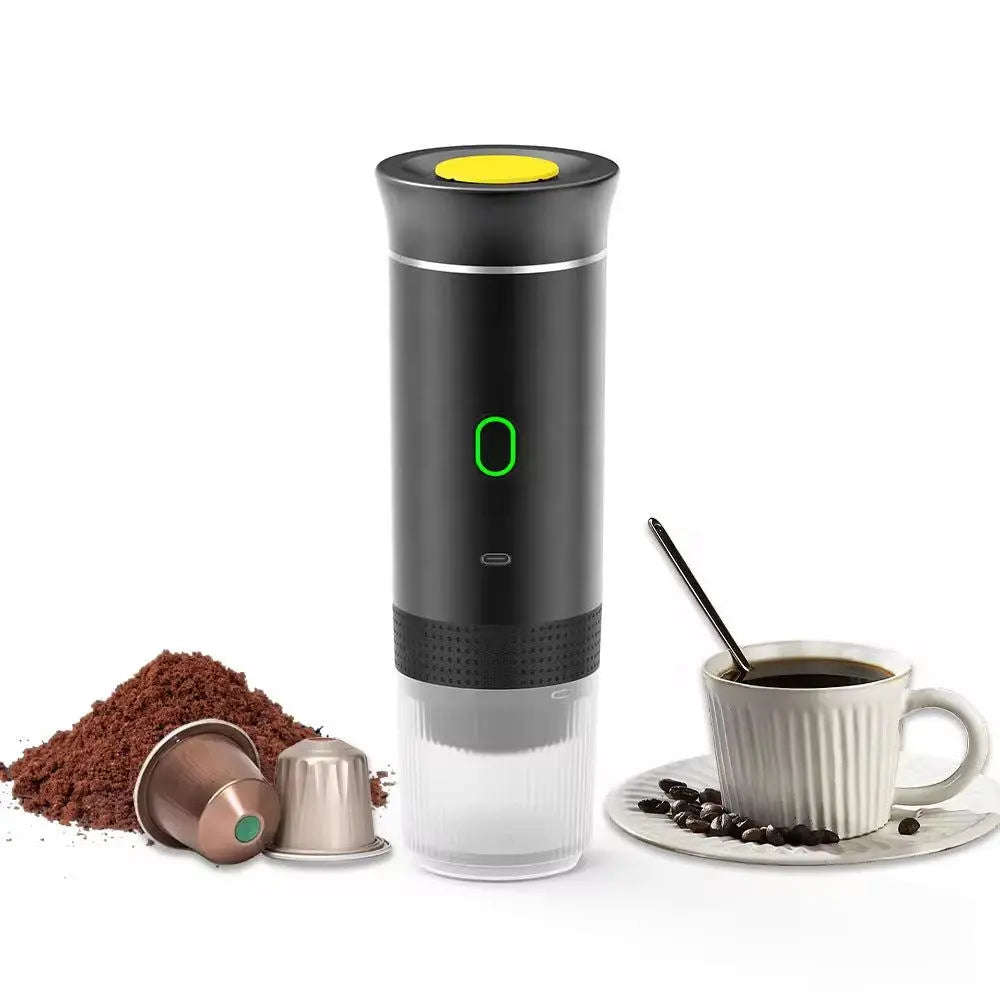 3-in-1 Portable Espresso Machine Splashis backpacking coffee battery powered coffee camping coffee maker capsule coffee maker cordless coffee maker digital nomad coffee espresso on the go gift for coffee lover mini espresso machine Nespresso