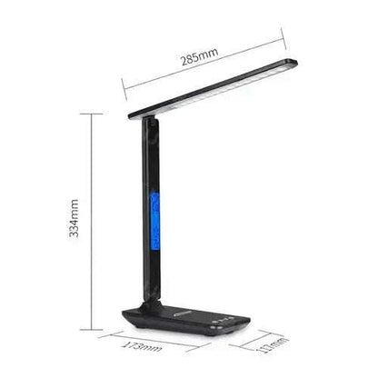 3-in-1 Wireless Charging Desk Lamp Splashis 400 lumens 40000 hour LED 5 in 1 5 in 1 lamp adjustable brightness adjustable lamp aesthetic lighting alarm clock lamp all in one aluminum lamp ambient temperature anti glare lamp apartment essentials