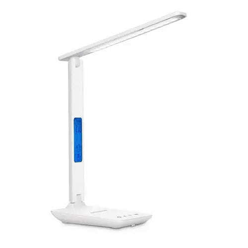 3-in-1 Wireless Charging Desk Lamp Splashis 400 lumens 40000 hour LED 5 in 1 5 in 1 lamp adjustable brightness adjustable lamp aesthetic lighting alarm clock lamp all in one aluminum lamp ambient temperature anti glare lamp apartment essentials