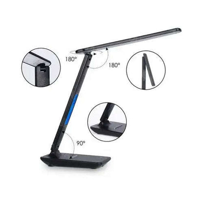 3-in-1 Wireless Charging Desk Lamp Splashis 400 lumens 40000 hour LED 5 in 1 5 in 1 lamp adjustable brightness adjustable lamp aesthetic lighting alarm clock lamp all in one aluminum lamp ambient temperature anti glare lamp apartment essentials