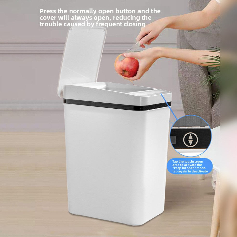 Motion Sensor Smart Trash Can with Foot Pedal view 2