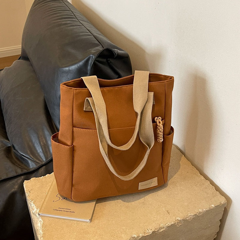 Large Capacity Canvas Tote Bag product photo Main image