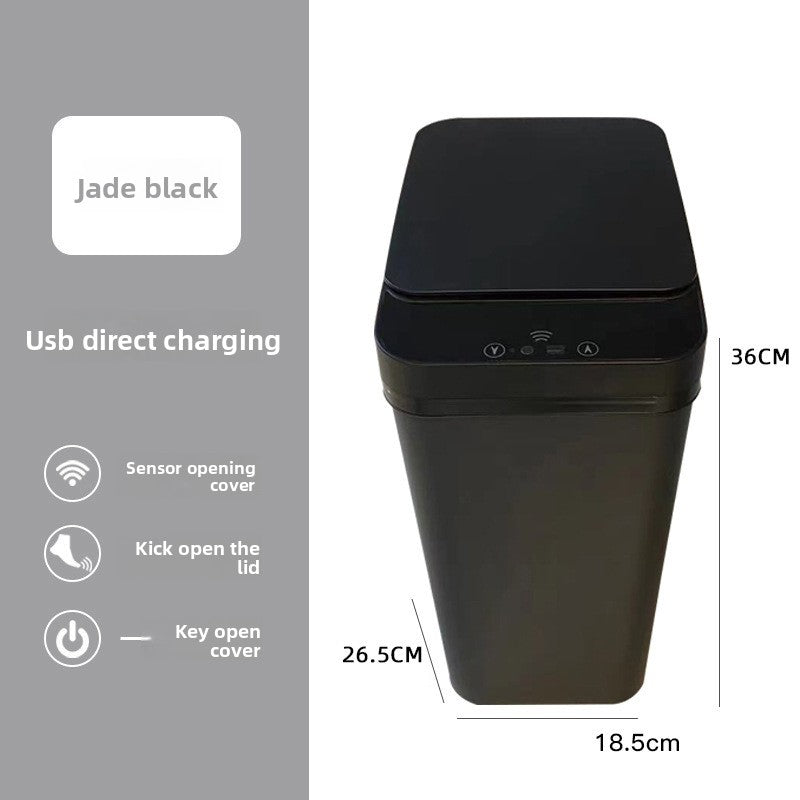 Motion Sensor Smart Trash Can with Foot Pedal product photo