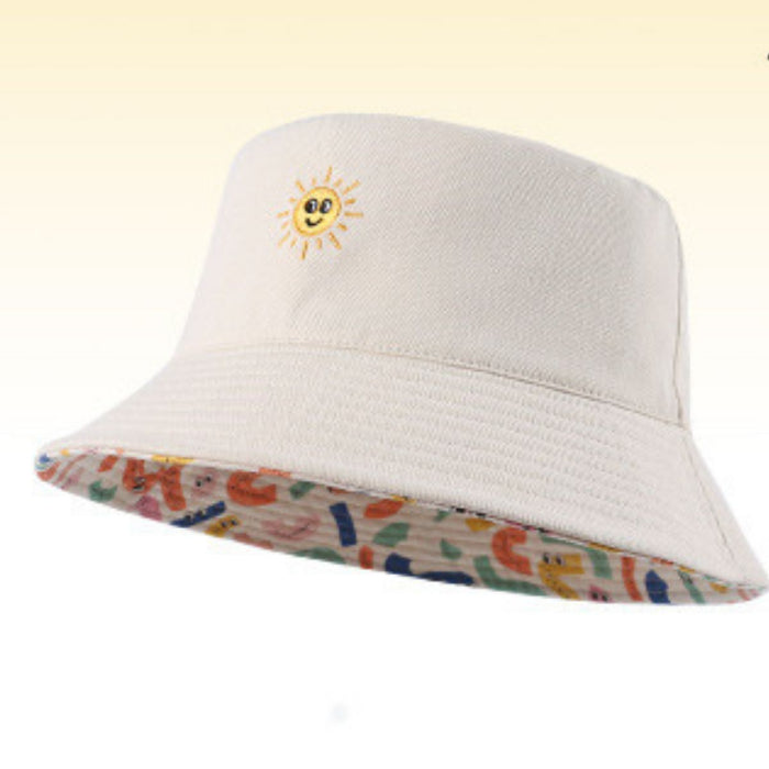 Sun embroidered bucket hat — primary view Main image