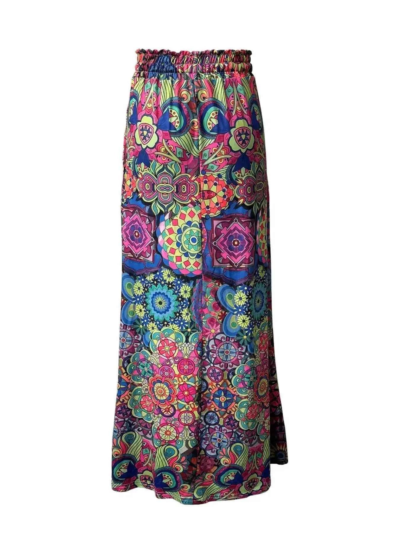 Printed Wide-Leg Pants for Ultimate Comfort and Effortless Style - Splashis