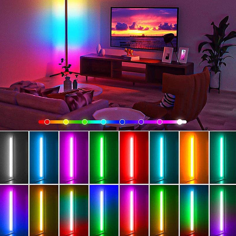 Smart RGB LED Floor Lamp with Bluetooth/Wi-Fi Control product photo Hauptbild
