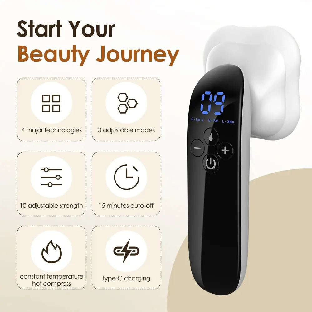 4-in-1 EMS RF Body Sculpting Massager Splashis 15 minute body workout 5 in 1 technology 630nm red light therapy accelerated body transformation accessible body sculpting achievable body goals advanceable body care affordable body contouring