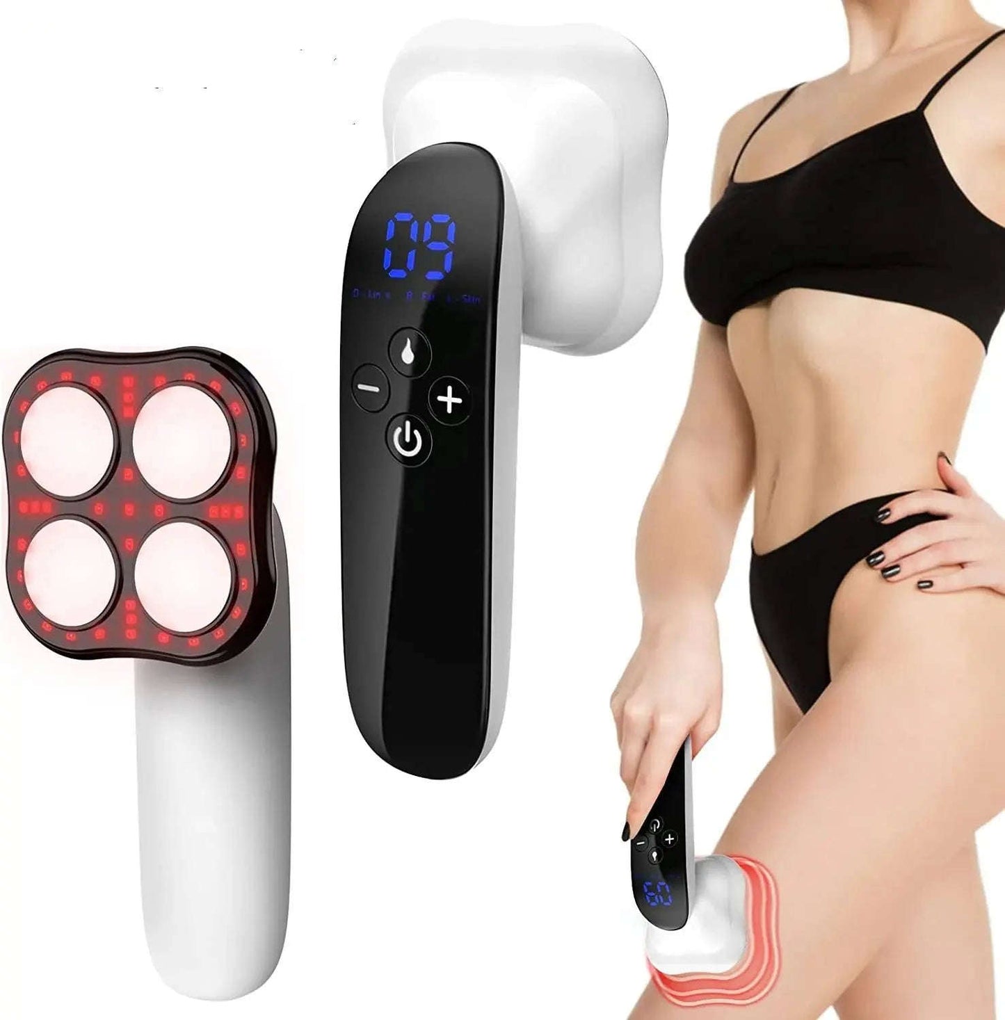 4-in-1 EMS RF Body Sculpting Massager Splashis 15 minute body workout 5 in 1 technology 630nm red light therapy accelerated body transformation accessible body sculpting achievable body goals advanceable body care affordable body contouring