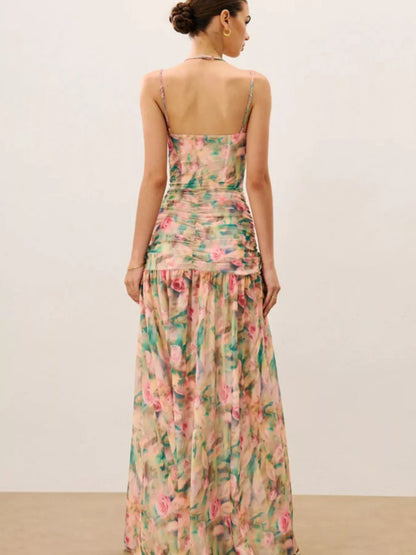 Sweetheart Neck Slit Maxi Dress-Maxi Dress.-Splashis-Splashis