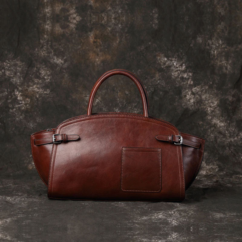 Boston bag color options Coffee and Caramel Brown