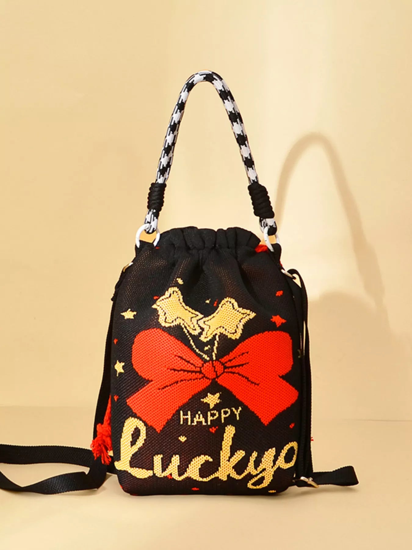 Drawstring Bucket Bag Secondary image