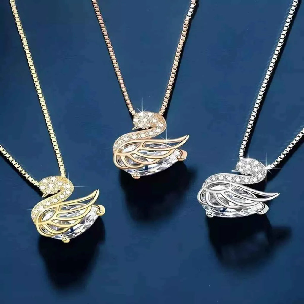 Zircon pendant necklace in 925 sterling silver — additional view 6