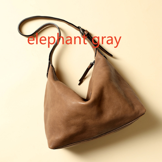 Hobo bag calfskin leather texture close-up