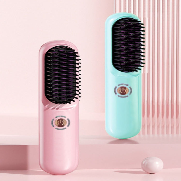 Portable heated straightening comb — primary view Main image