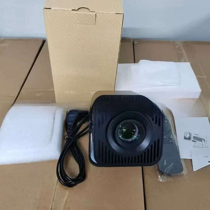4K Mini Projector 1080P HD Splashis 1080p projector 180 degree projector 1920x1080 Resolution 200 Inch Projector 300 ANSI Lumens 4K Projector 4K supported projector 65W Projector Adjustable Size Projector Audio Visual auto keystone projector