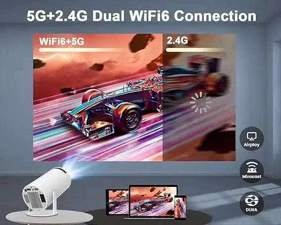 4K Smart 180° Ceiling Mini Projector Splashis 1080p 1080p-projector 200-inch-screen 4k 4k-projector android-projector android11 android11-projector anniversary-gift apartment-projector auto-keystone-projector backyard-movie