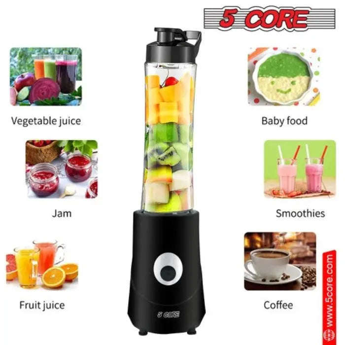 5 Core Portable 160W Smoothie Blender-Kitchen Appliances-Splashis-Splashis