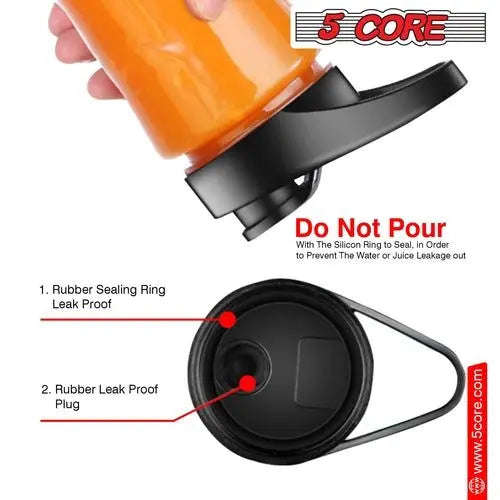 5 Core Portable 160W Smoothie Blender-Kitchen Appliances-Splashis-Splashis