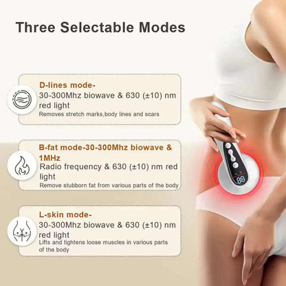 5-in-1 RF Body Sculpting Device Splashis 5-in-1 RF Body Sculpting Device - Bio-Wave Fat Burner 5-star device affordable luxury anti-aging device anti-cellulite arm toner at-home spa beach body beauty tech beginner-friendly belly fat burner best