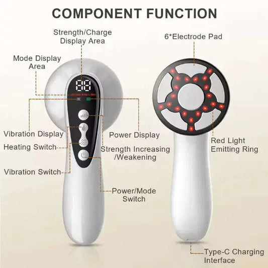 5-in-1 RF Body Sculpting Device Splashis 5-in-1 RF Body Sculpting Device - Bio-Wave Fat Burner 5-star device affordable luxury anti-aging device anti-cellulite arm toner at-home spa beach body beauty tech beginner-friendly belly fat burner best