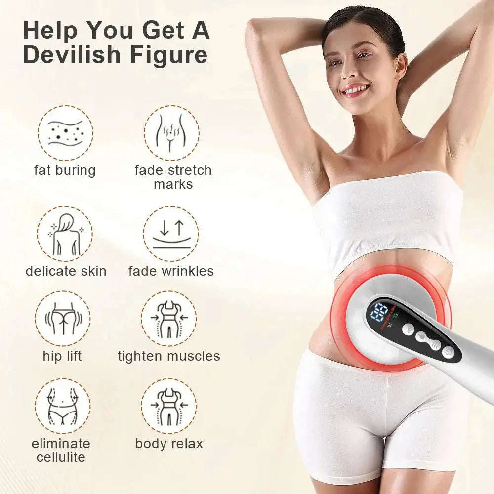 5-in-1 RF Body Sculpting Device Splashis 5-in-1 RF Body Sculpting Device - Bio-Wave Fat Burner 5-star device affordable luxury anti-aging device anti-cellulite arm toner at-home spa beach body beauty tech beginner-friendly belly fat burner best