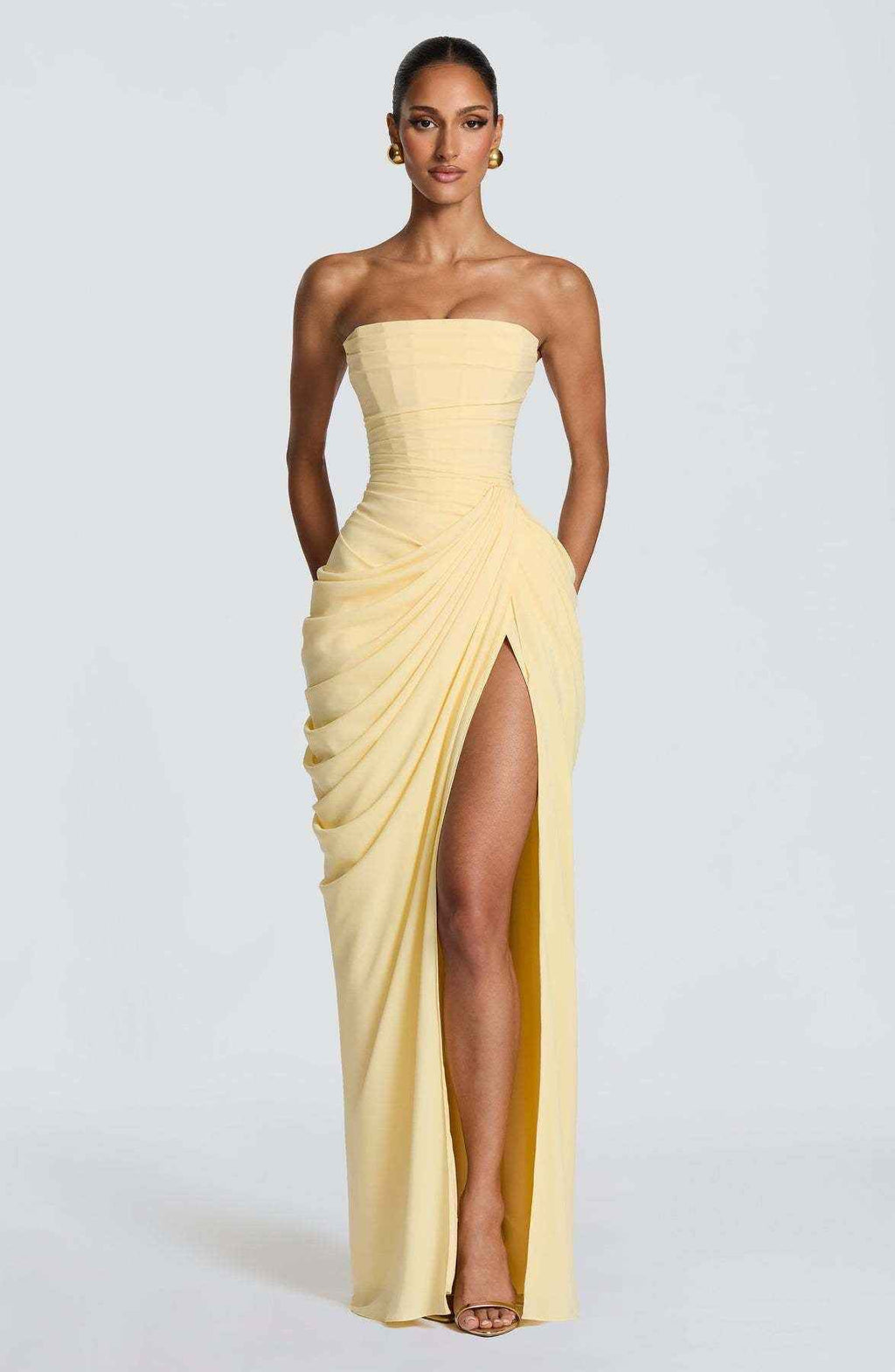 Asymmetrical off-shoulder bodycon dress — additional view 9