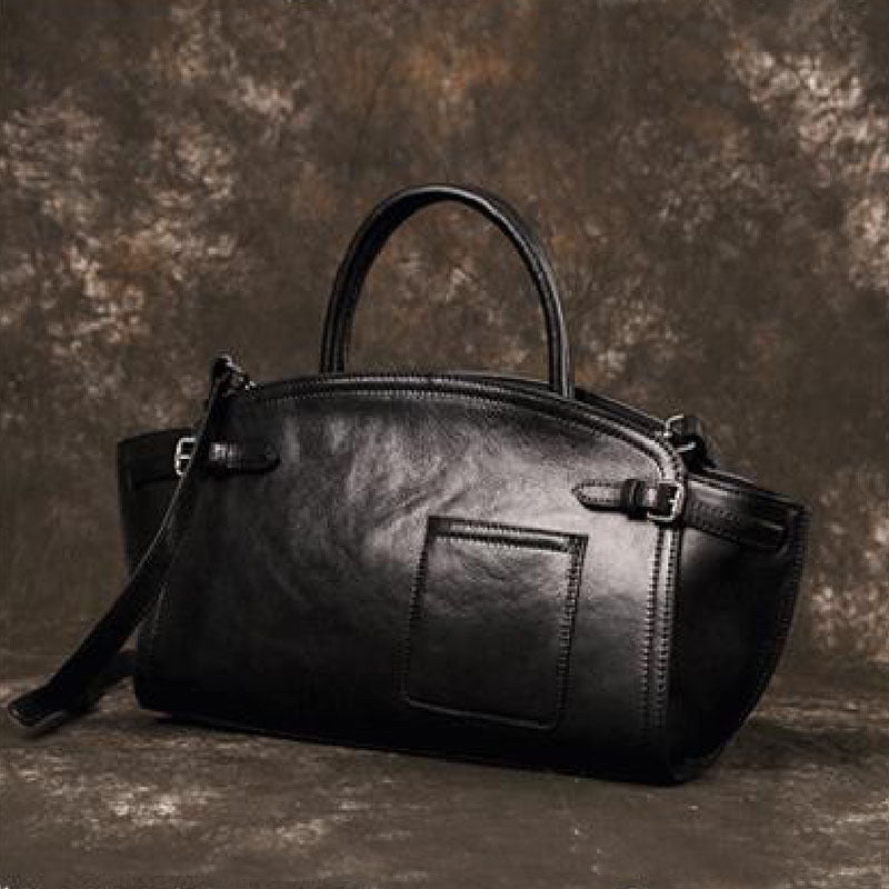 Boston bag color options Brown and Black