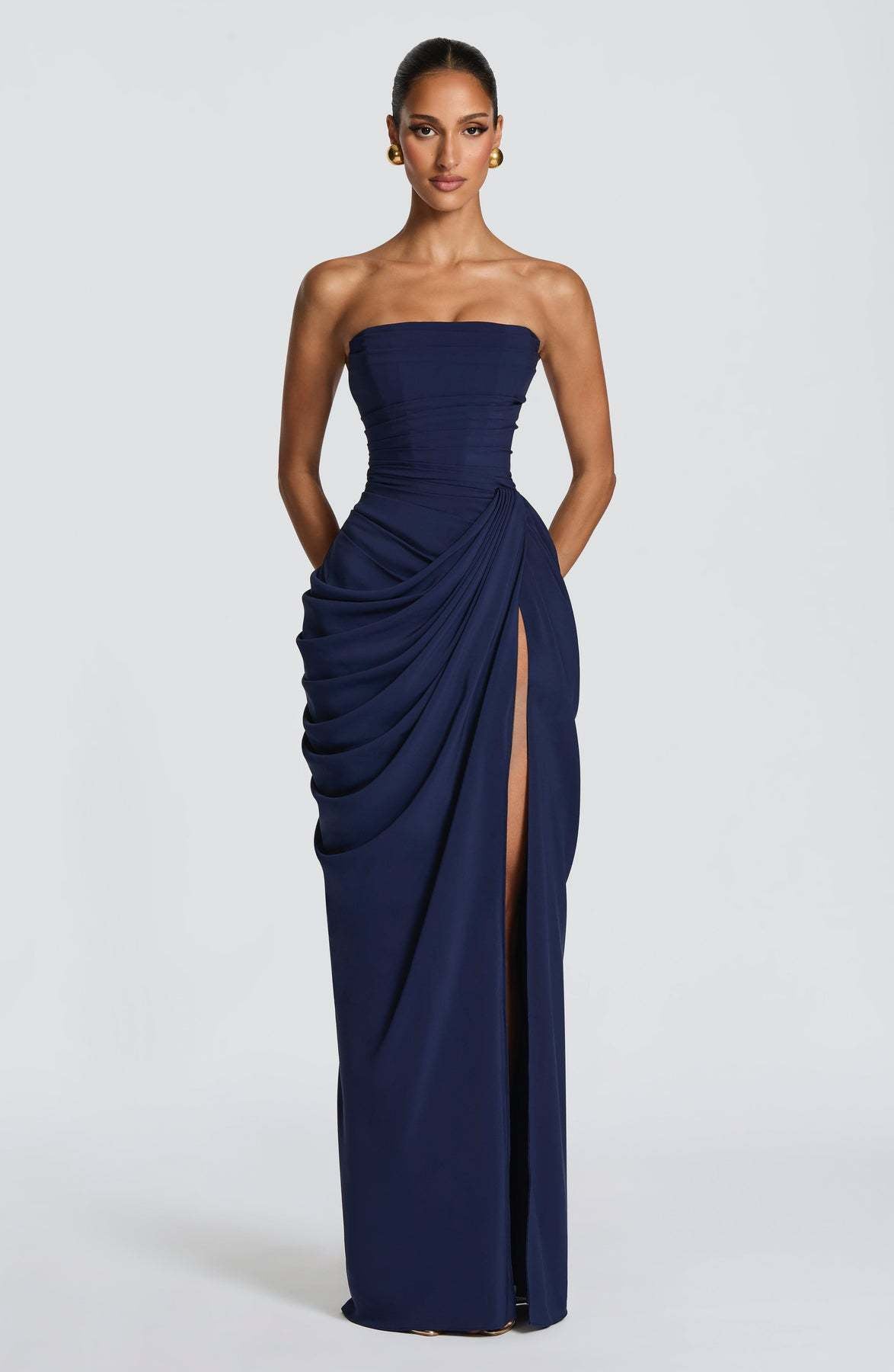 Asymmetrical Off-Shoulder Bodycon Dress - Splashis