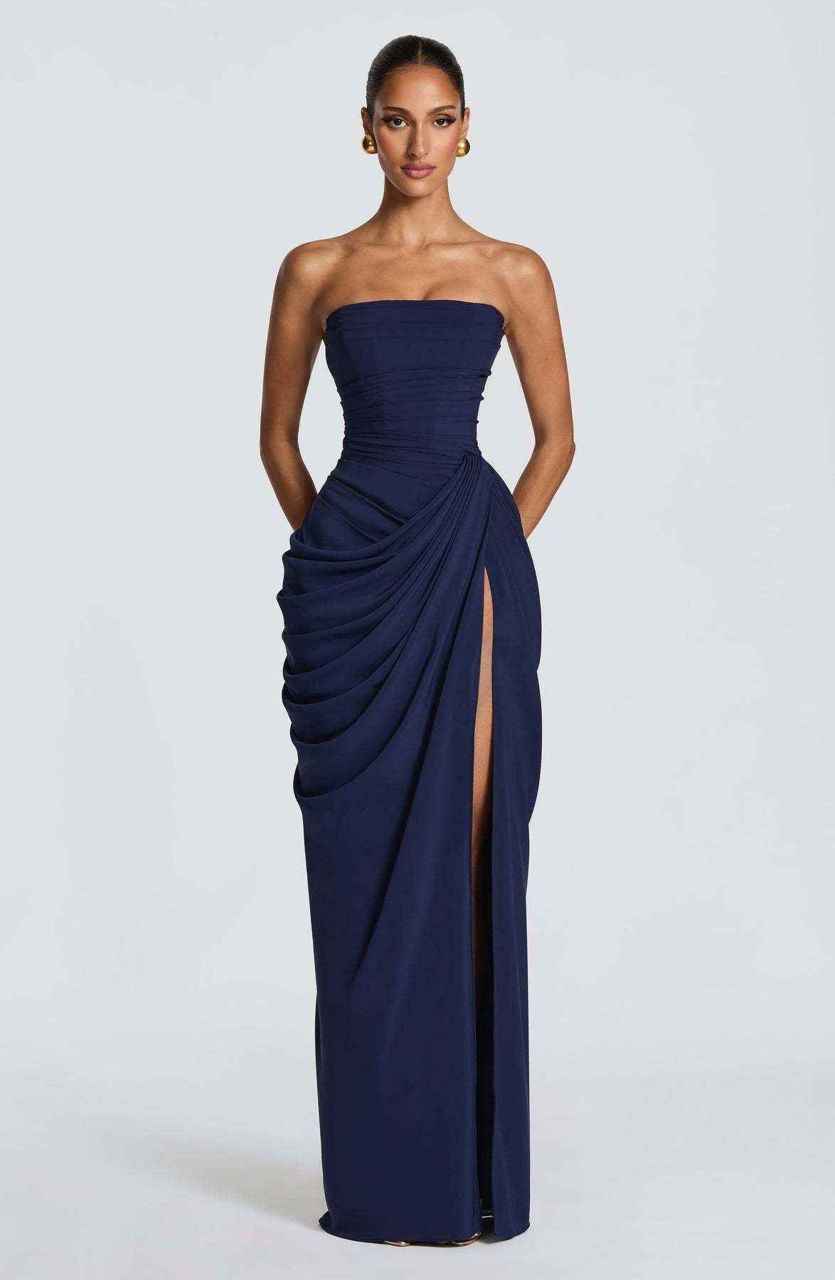 Asymmetrical off-shoulder bodycon dress — additional view 10